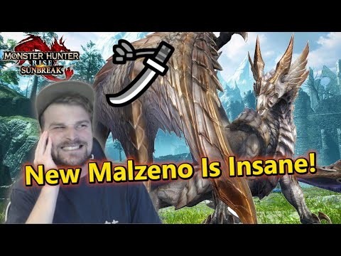 Primordial Malzeno Is Amazing! Monster Hunter Rise Sunbreak Longsword Gameplay