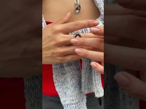 Комплект Calla из серебра 925 с покрытием белым и черным родием