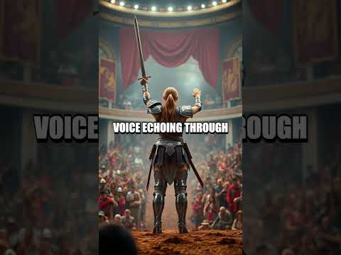 Adele as a Fearless Gladiator in the Colosseum