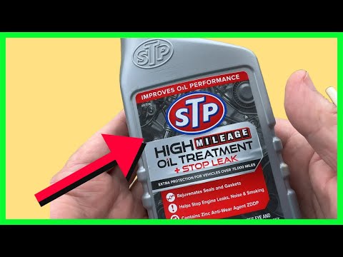 STP High Mileage Oil Treatment + Stop Leak - 15 FL OZ