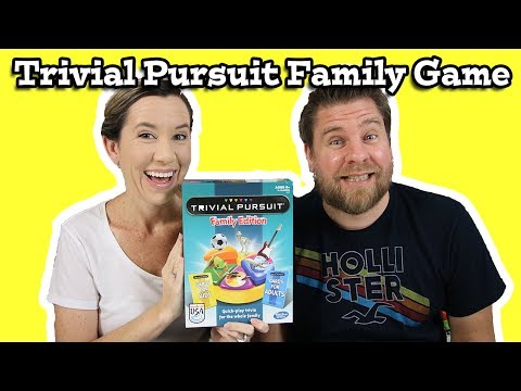 Trivial Pursuit Family Edition Game Kids vs Parents
