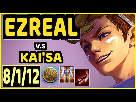 ATTILA (EZREAL) vs KAI'SA - 8/1/12 KDA BOTTOM ADC GAMEPLAY - EUW Ranked GRANDMASTER
