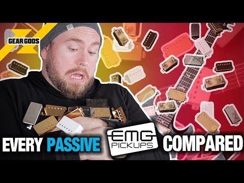EVERY Passive EMG Pickup Compared! The ULTIMATE EMG Passive Pickup Shootout | GEAR GODS