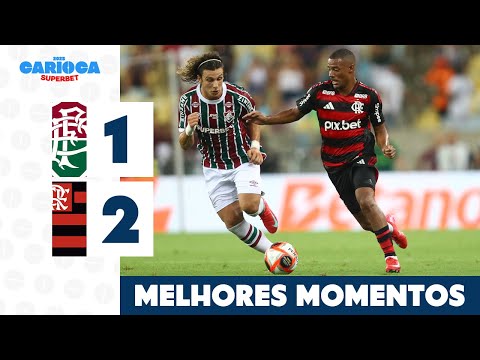 FLUMINENSE 1X2 FLAMENGO - MELHORES MOMENTOS - FINAL (IDA) -CARIOCA SUPERBET 2025