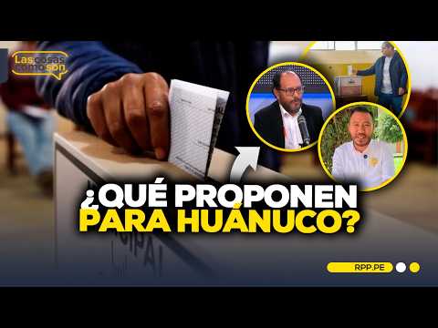 Elecciones en Huánuco: ¿Qué proponen Antonio Robles y Rosalí Leandro Tarazona para la región?