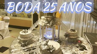 BODAS DE 25 AÑOS DECORACIÓN SENCILLA!!