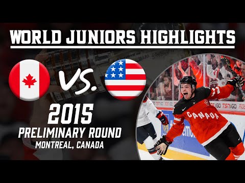 Canada vs. United States | 2015 WJC Preliminary Round | Full Highlights