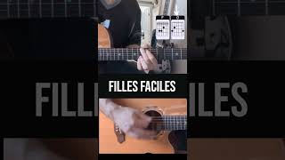 Filles faciles - Jean-Jacques Goldman #guitarcover #guitar #tutorial #jeanjacquesgoldman