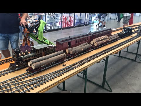 Accucraft live steam locomotives at Verona Model Expo