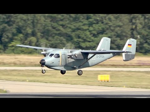 PZL M28 Skytruck PD Air Operation D-CPDA arrival Eindhoven Airport EIN EHEH