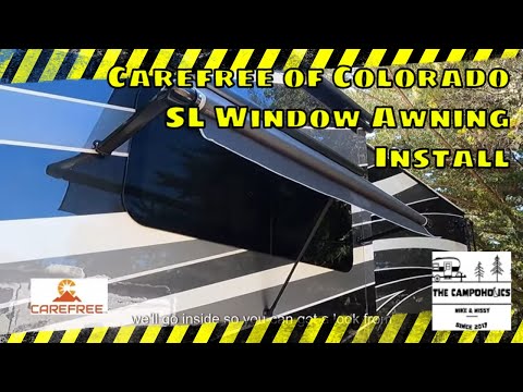 Carefree Of Colorado RV SL Window Awning Installation