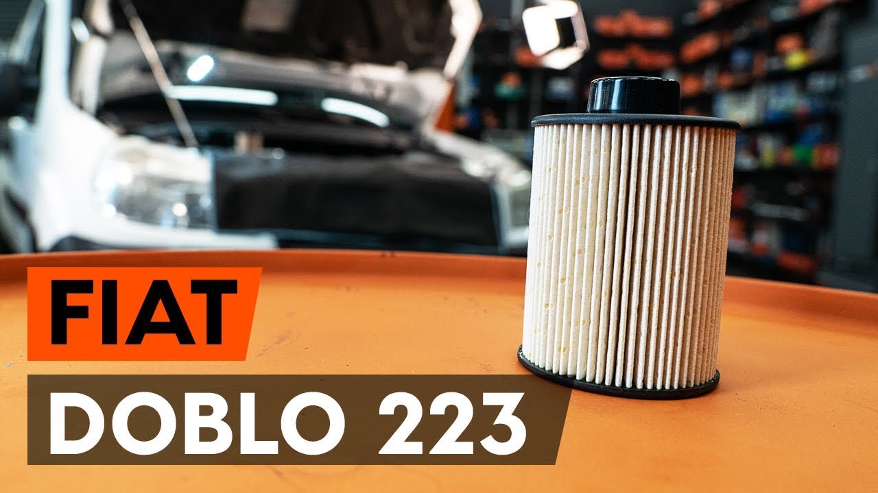 Kako zamenjati avtodel filter goriva na avtu Fiat Doblo Cargo – vodnik menjave