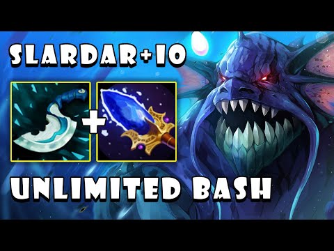 WTF IMBA COMBO Slardar + IO = Unlimited BASH & Play Super Aggressive | Guides Gameplay - Dota 2 7.27