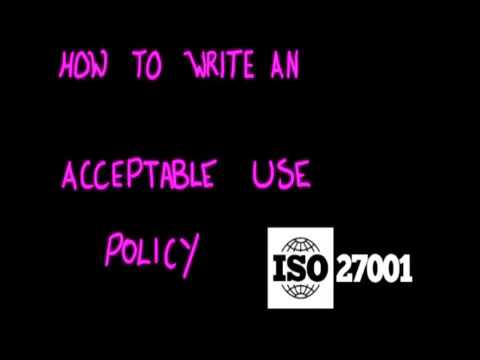 How to Write An ISO 27001 Compliant Acceptable Use Policy – Lucky ...