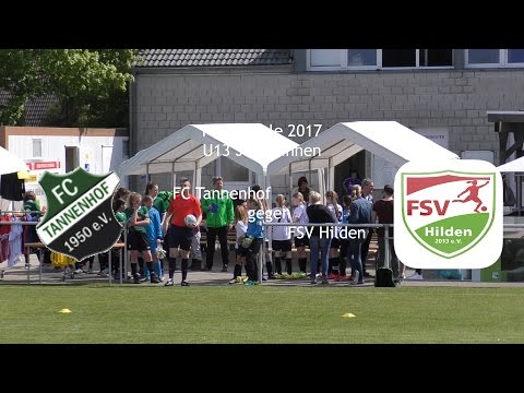 Pokalfinale 2017 U13 Juniorinnen FC Tannenhof gegen FSV Hilden