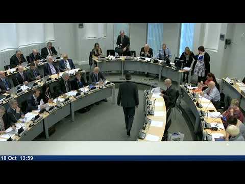 Webcast of Suffolk County Council Meeting 18 October 2018