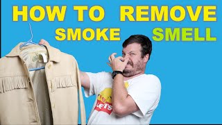 Sick of Clothes That Smell Like Smoke? Try This! How To Remove Smoke Smell From Clothes