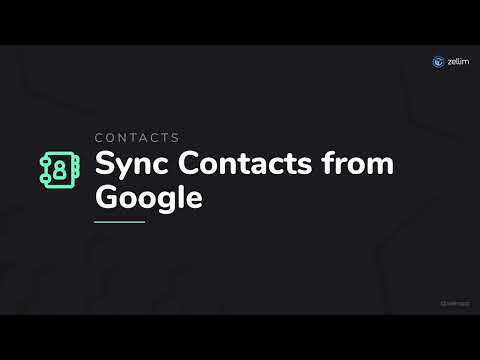 Sync Contacts From Google