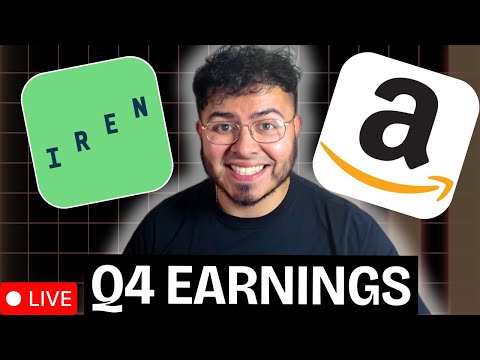 AMAZON, IREN EARNINGS LIVE -- WILL AI STOCKS BE SAVED?