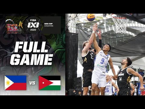 Philippines v Jordan | Men | Full Game | FIBA 3x3 Asia Cup 2022 | 3x3 Basketball