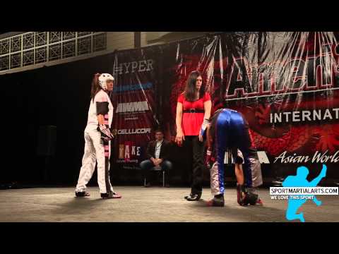 Nicole Pelland vs Morgan Plowden -Womens Sparring Grand Championship - Amerikick Internationals 2015