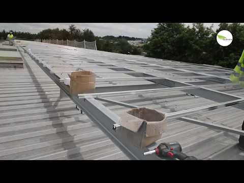 Timelapse de deux installations solaires sur les sites industriels de Lorient Agglomération