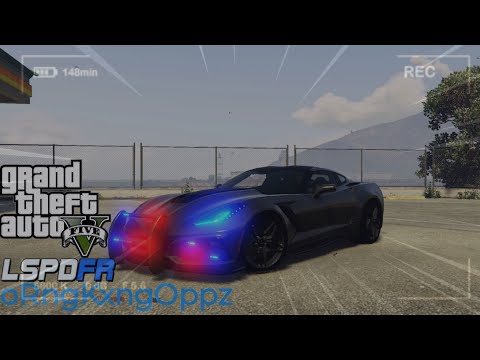 GTA 5 MODS LSPDFR 0.4 UNMARKED CORVETTE PATROL ( GTA 5 REAL LIFE MODS)