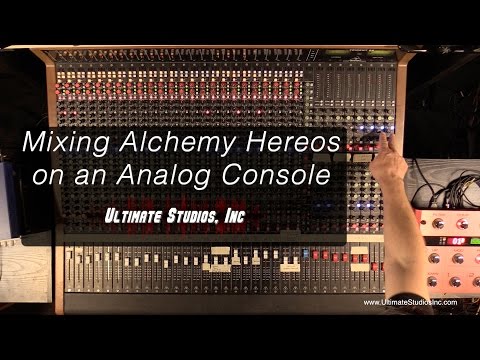 Mixing on an Analog Console. Charlie Waymire: Recording Ninja Workshops