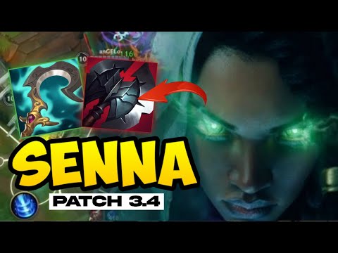 Wild Rift: SUPPORT SENNA IS OP IN PATCH 3.4 WITH NEW ITEM | WILD RIFT SENNA BUILD & RUNES