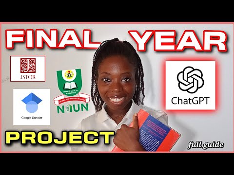 How to write your FINAL Year Project Research (thesis OR dissertation in University or college)
