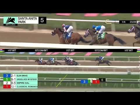 Santa Anita Park Carrera 5 (The Angels Flight Stakes) - 8 de Mayo 2022