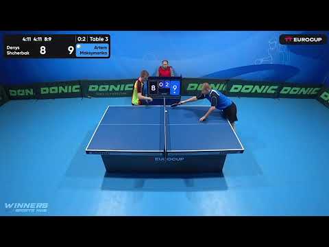 10:45 Denys Shcherbak Artem 0-3 Maksymenko 16.04.2023 TT Euro.Cup Ukraine Star