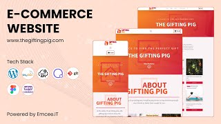 Thumbnail for The Gifting Pig - E-Commerce Website Video