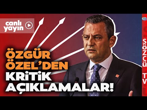 CHP Lideri Özgür Özel Çarpıcı Açıklamalar! Erdoğan, Trump, Çözüm Süreci, Ekrem İmamoğlu