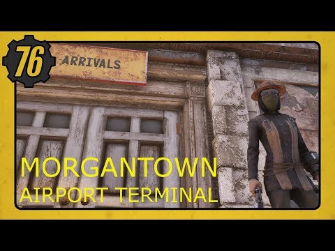 Fallout 76 Exploring Morgantown Airport Terminal