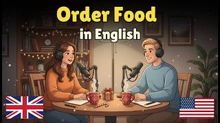 Everyday Useful Phrases for Ordering Food in English | English Conversation Practice