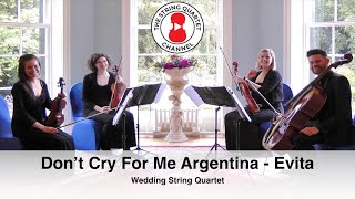 Don’t Cry For Me Argentina (Evita) Wedding String Quartet