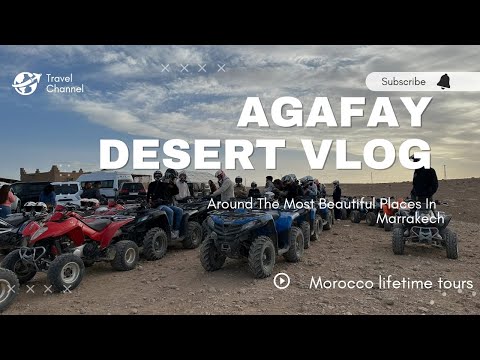 VLOG/ Marrakech Agafay Desert tour 🇲🇦💯 full Day/Night activities with our team 🇲🇦🔥