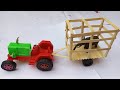 How To Make Wooden Tractor Trolley At Home Easy Homemade Mini Tractor Trolley Home Cracking