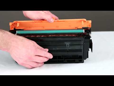 Replace the Toner Cartridge   HP LaserJet M65x, E650xx, E651xx and MFP M68x, E675xx, E67