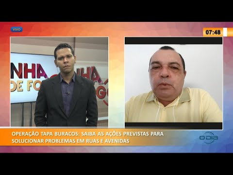 Coordenador de asfalto da SEMDUH comenta Operação Tapa Buracos  09 03 2021
