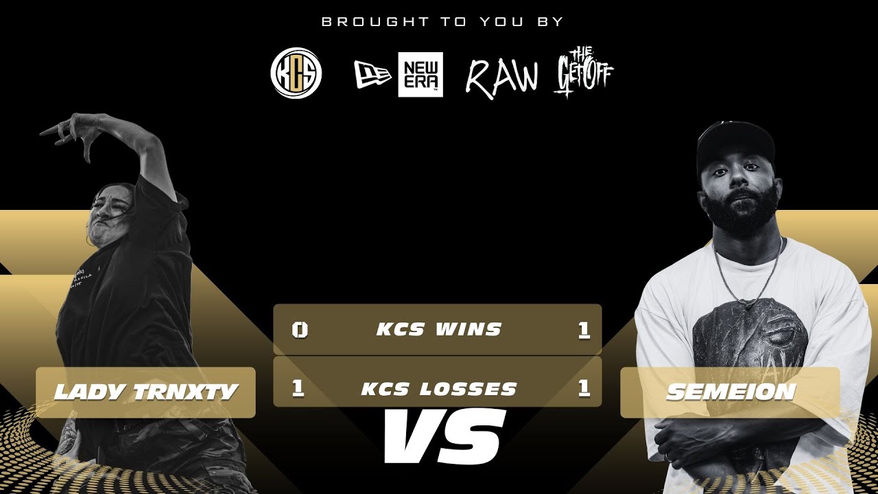 Lady Trnxty vs Semeion | Top 16 | KCS x The Get Off | Krump Battle