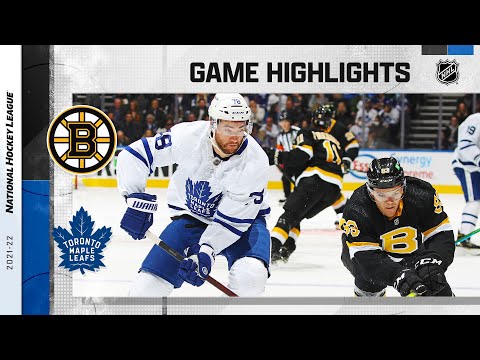 Bruins @ Maple Leafs 11/6/21 | NHL Highlights