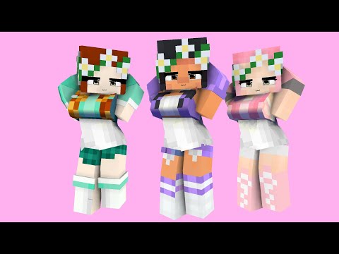 WEDDING DARLING OHAYO  COUPLE DANCE CUTE KIM APHMAU KC -MINECRAFT ANIMATION #shorts