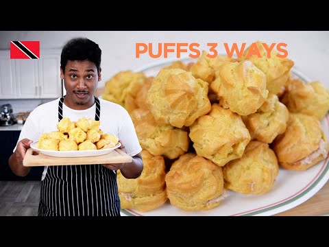 Classic Puffs Recipe (3 Ways) by Chef Shaun 🇹🇹 Foodie Nation