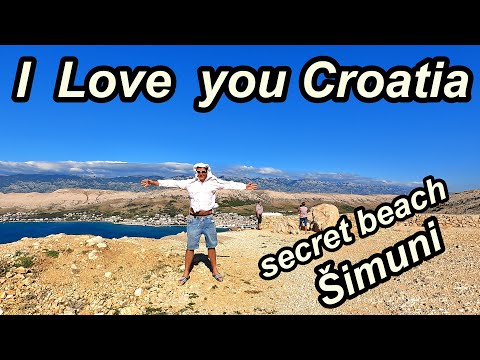 Šimuni Secret Beach-Wyspa Pag Chorwacja