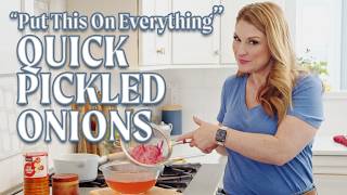 Quick Pickled Red Onions Recipe | Easy 3-Ingredient Onion Hack
