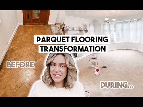 image-Can you stain parquet flooring darker?