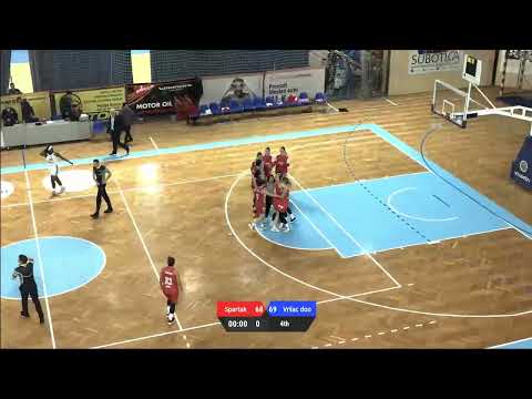 ZKK Spartak - ZKK Vrsac kos za pobedu Vrsca
