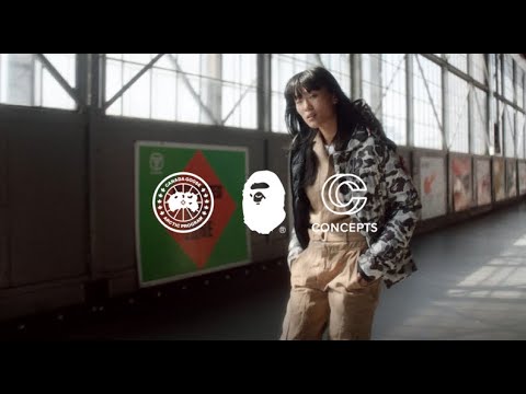 A BATHING APE® x CANADA GOOSE x CONCEPTS